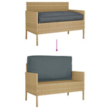 Cushion Anthracite 120 x 60 x 12 cm Oxford Fabric - Low Angle