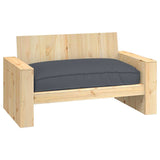 Pallet Cushion for suitable for Seat Anthracite - Top-Down View