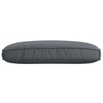 Cushion Oxford Fabric Anthracite 120 x 80 x 12 cm