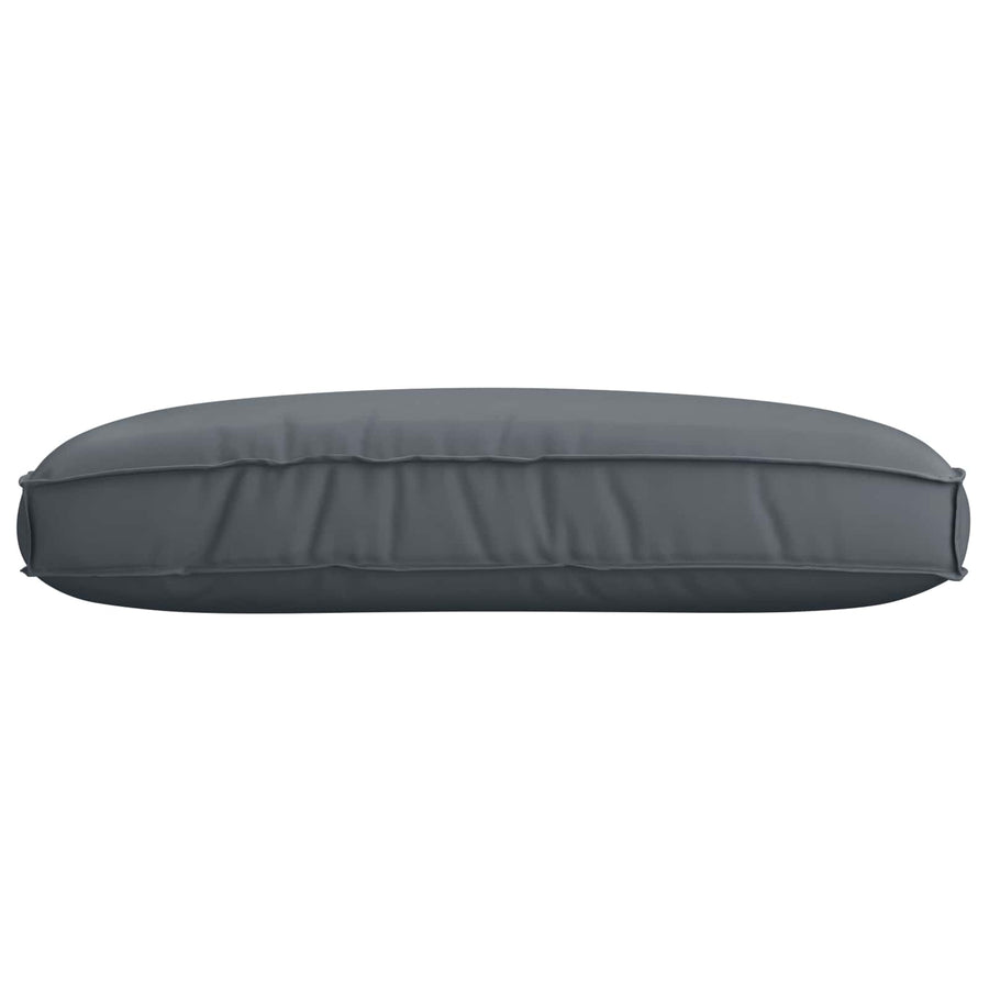 Cushion Oxford Fabric Anthracite 120 x 80 x 12 cm