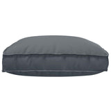 Cushion Anthracite 120 x 80 x 12 cm Oxford Fabric