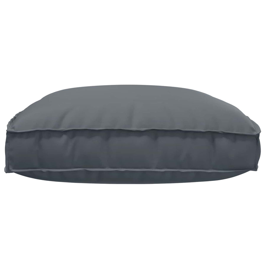 Cushion Oxford Fabric Anthracite 120 x 80 x 12 cm