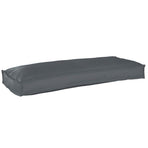 Cushion Oxford Fabric Anthracite 100 x 40 x 8 cm