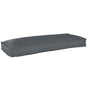Cushion Oxford Fabric Anthracite 100 x 40 x 8 cm