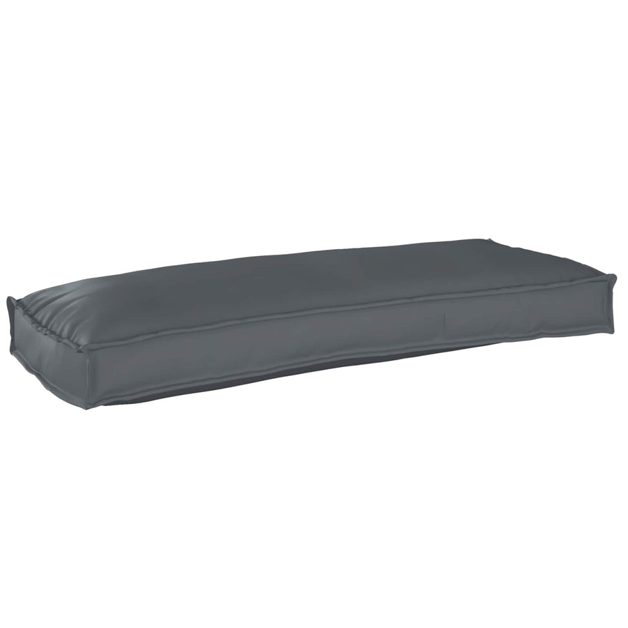 Cushion Oxford Fabric Anthracite 100 x 40 x 8 cm