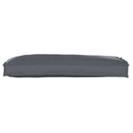 Cushion Oxford Fabric Anthracite 100 x 40 x 8 cm