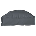 Cushion Oxford Fabric Anthracite 100 x 40 x 8 cm