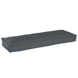 Cushion Anthracite 120 x 40 x 8 cm Oxford Fabric