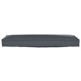 Cushion Anthracite 120 x 40 x 8 cm Oxford Fabric - Side View