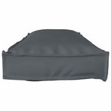 Pallet Cushion for Bench Anthracite 120 x 40 x 8 cm - Top-Down View