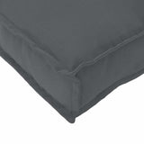 Pallet Cushion for Bench Anthracite 150 x 40 x 8 cm - Rear View