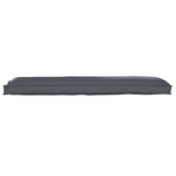 Pallet Cushion for Bench Anthracite 150 x 40 x 8 cm - Side View