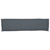 Pallet Cushion for Bench Anthracite 150 x 40 x 8 cm - 45-Degree Angle