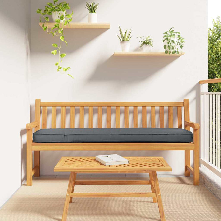 Pallet Cushion Oxford Fabric Anthracite 180 x 40 x 8 cm