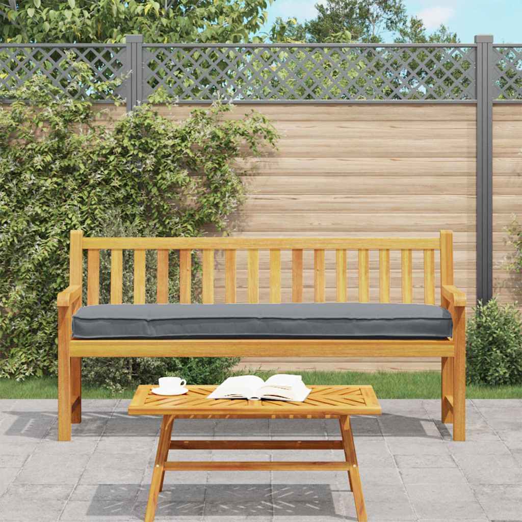 Pallet Cushion Anthracite 180 x 40 x 8 cm Oxford Fabric