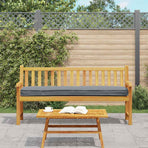 Pallet Cushion Oxford Fabric Anthracite 180 x 40 x 8 cm