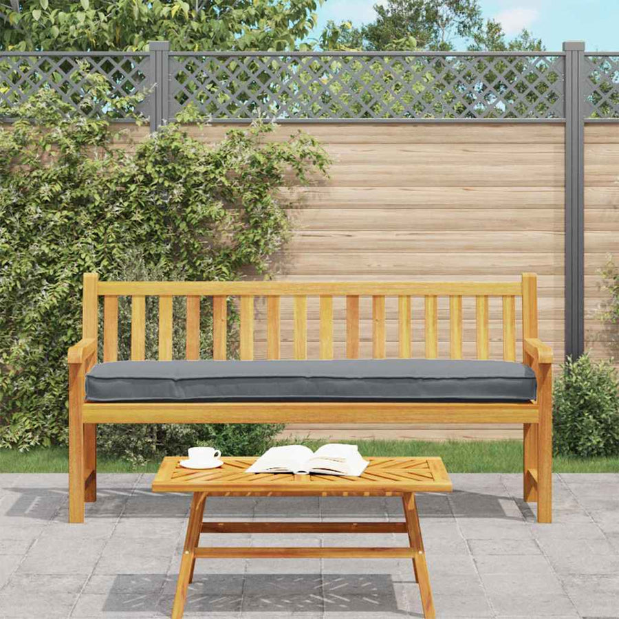 Pallet Cushion Oxford Fabric Anthracite 180 x 40 x 8 cm