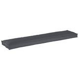 Pallet Cushion Anthracite 180 x 40 x 8 cm Oxford fabric - Front View