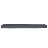 Pallet Cushion Anthracite 180 x 40 x 8 cm Oxford fabric - Rear View
