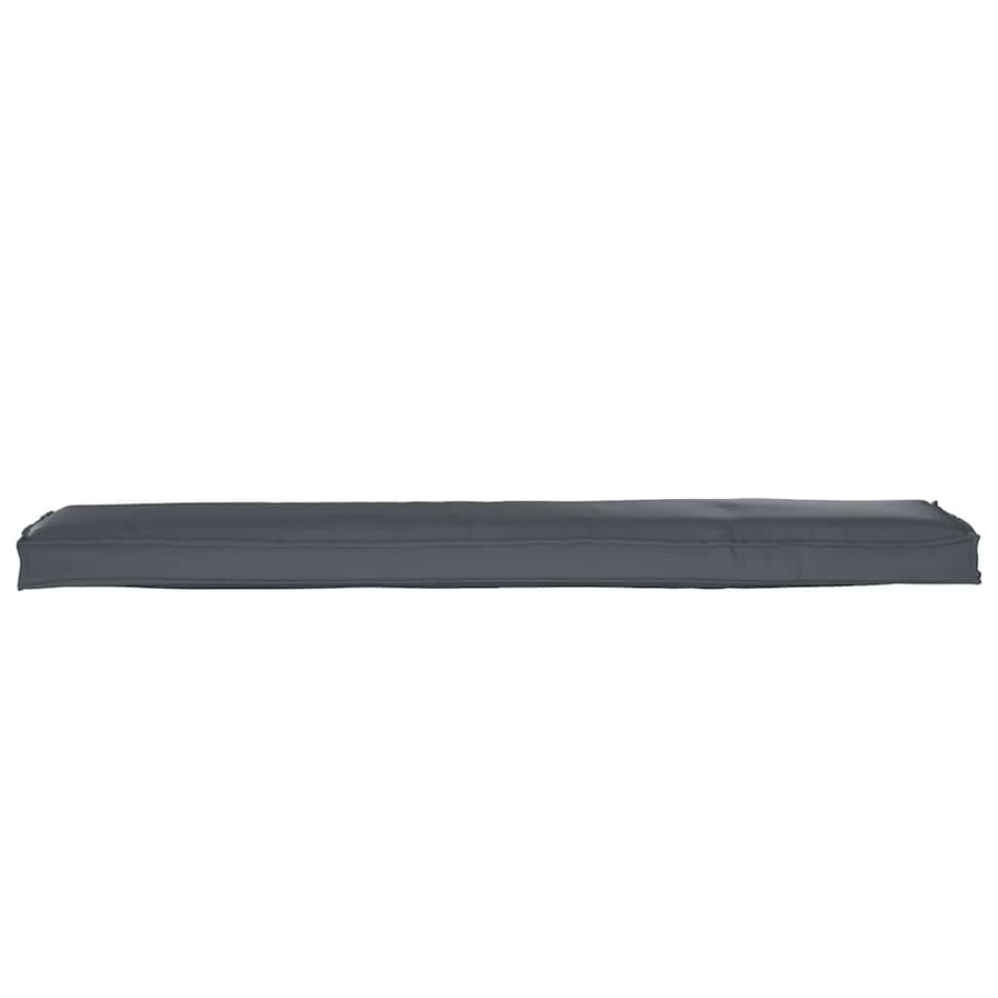 Pallet Cushion Oxford Fabric Anthracite 180 x 40 x 8 cm