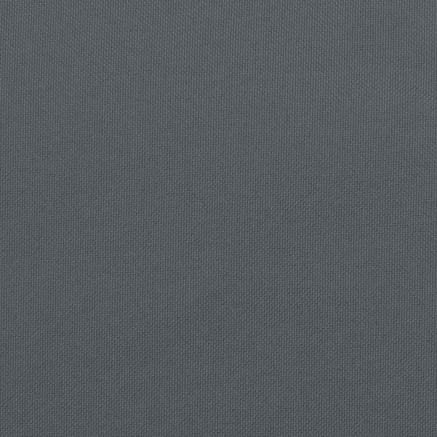 Pallet Cushion Oxford Fabric Anthracite 180 x 40 x 8 cm