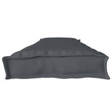 Pallet Cushion Anthracite 180 x 40 x 8 cm Oxford fabric - Close-Up Angle