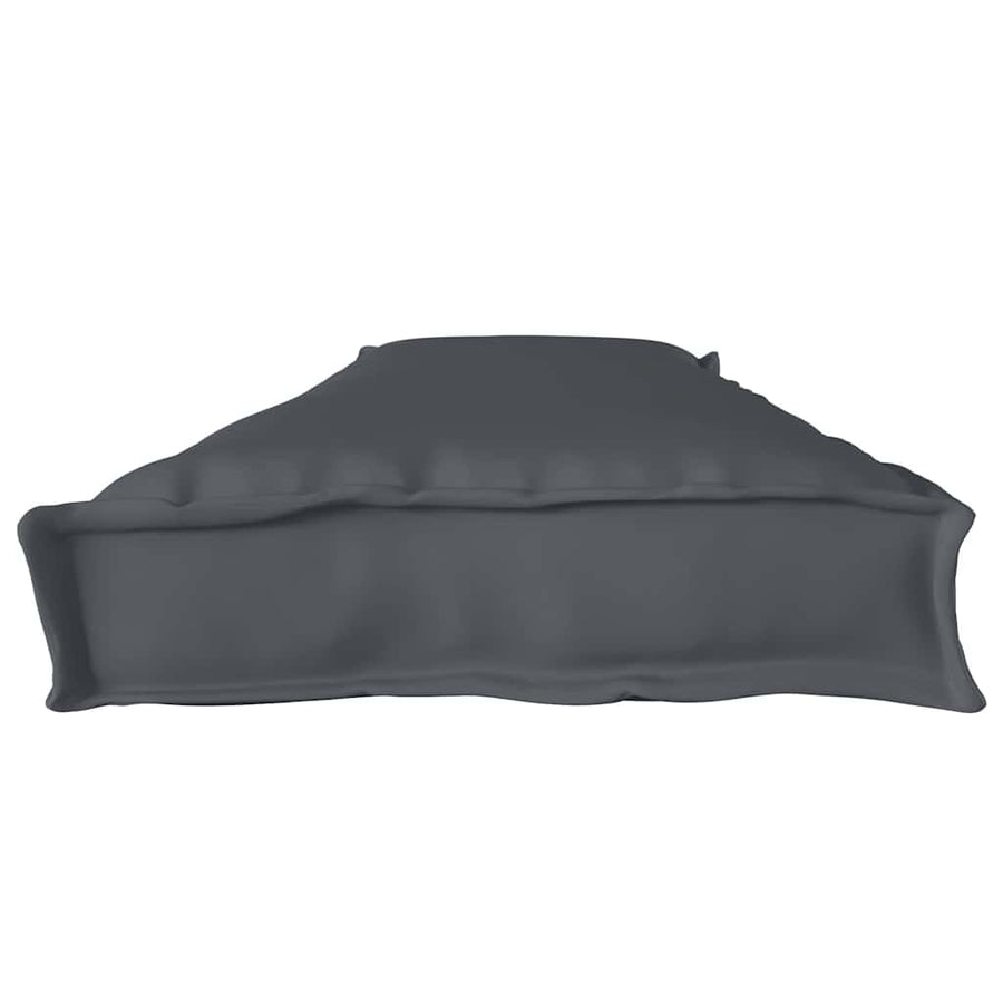 Pallet Cushion Oxford Fabric Anthracite 180 x 40 x 8 cm