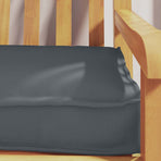 Pallet Cushion Anthracite 200 x 40 x 8 cm Oxford Fabric