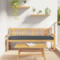Pallet Cushion Anthracite 200 x 40 x 8 cm Oxford Fabric