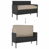Pallet Cushion Set 2 pcs Anthracite 100 x 40 x 8 cm - Extra Image