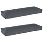 Pallet Cushion Set 2 pcs Oxford Fabric Anthracite