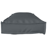 Pallet Cushion Set 2 pcs Anthracite 120 x 40 x 8 cm