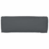 Pallet Cushion Set 2 pcs Anthracite 120 x 40 x 8 cm