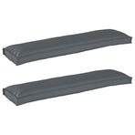 Pallet Cushion Set 2 pcs Oxford Fabric Anthracite
