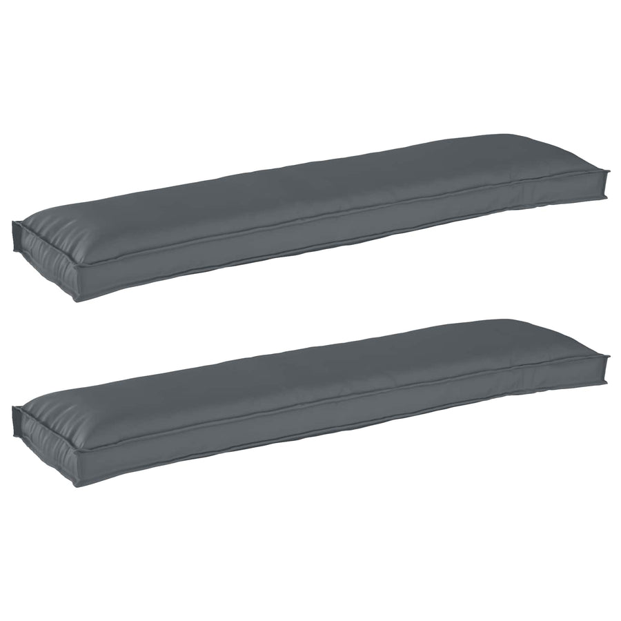 Pallet Cushion Set 2 pcs Oxford Fabric Anthracite