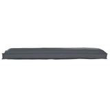 Pallet Cushion Set 2 pcs Anthracite 150 x 40 x 8 cm - Side View