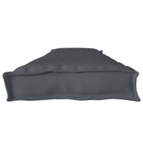 Pallet Cushion Set 2 pcs Anthracite 180 x 40 x 8 cm
