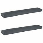 Pallet Cushion Set 2 pcs Oxford Fabric Anthracite