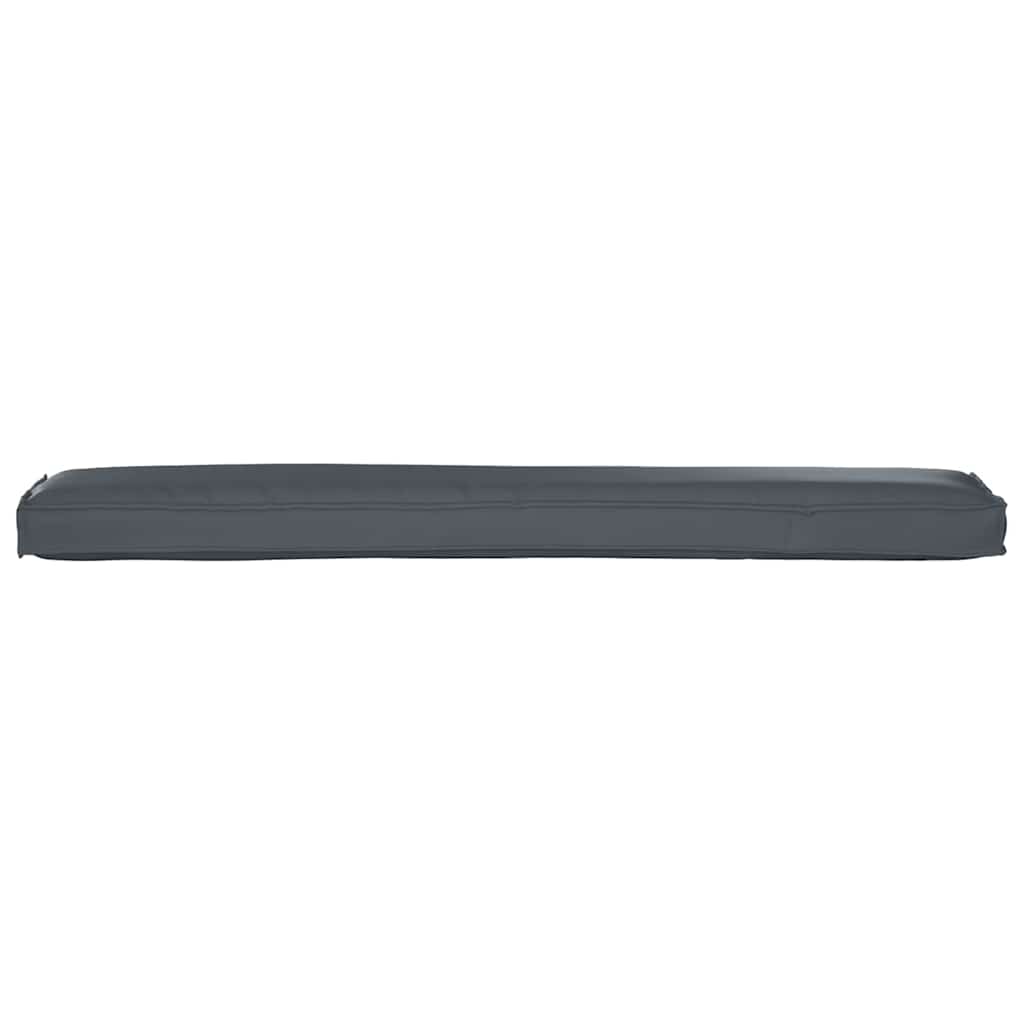 Pallet Cushion Set 2 pcs Anthracite 200 x 40 x 8 cm