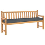 Pallet Cushion Set 2 pcs Anthracite 200 x 40 x 8 cm