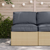 Pallet Cushion Set 2 pcs Anthracite Oxford Fabric - Top-Down View