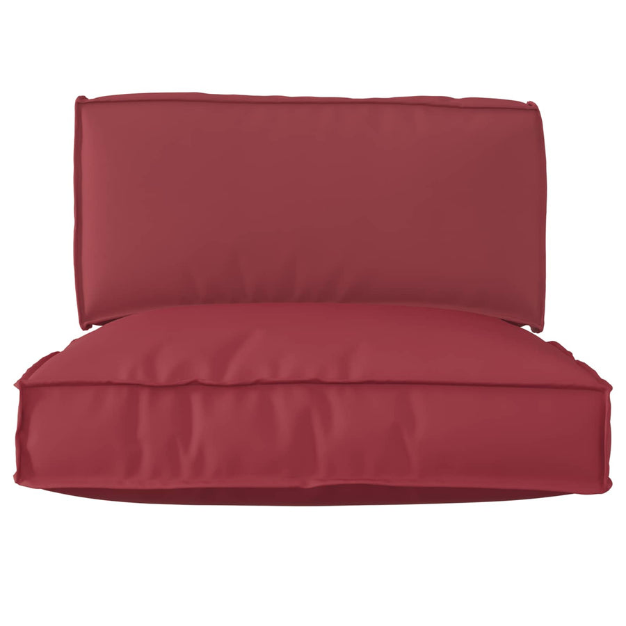 Pallet Cushion Set Oxford Fabric Anthracite 80 x 80 x 52 cm