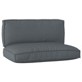 Pallet Cushion Set 2 pcs Anthracite Oxford fabric