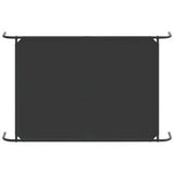 Elevated Dog Bed Black 150x90x20 cm Oxford Fabric and Steel