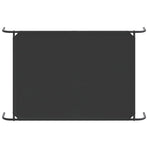 Elevated Dog Bed Black 150x90x20 cm Oxford Fabric and Steel