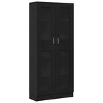 Book Cabinet 82,5 x 30,5 x 185 cm Black oak