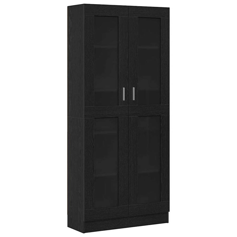 Book Cabinet 82,5 x 30,5 x 185 cm Black oak