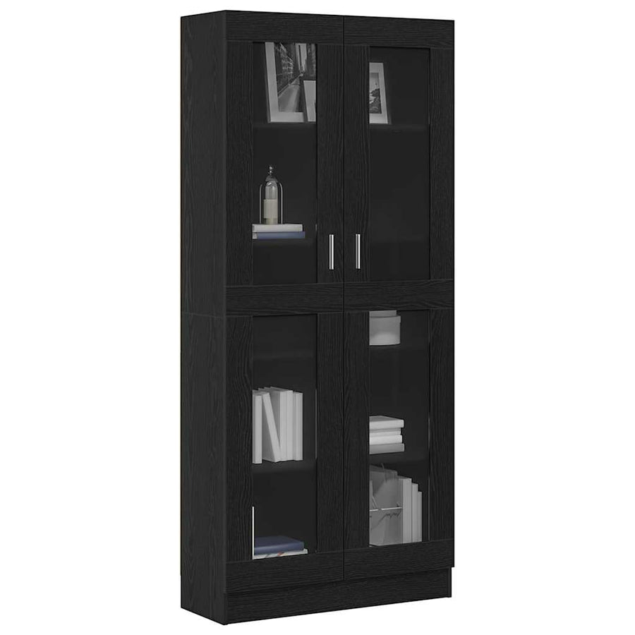 Book Cabinet 82,5 x 30,5 x 185 cm Black oak