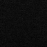 Bench Black 113 x 57 x 39 cm Fabric - Low Angle