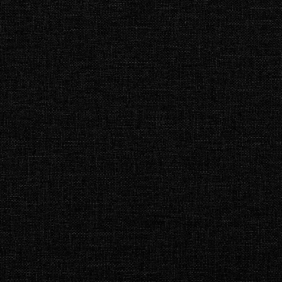 Bench with Cushion Black 113 x 57 x 39 cm Fabric